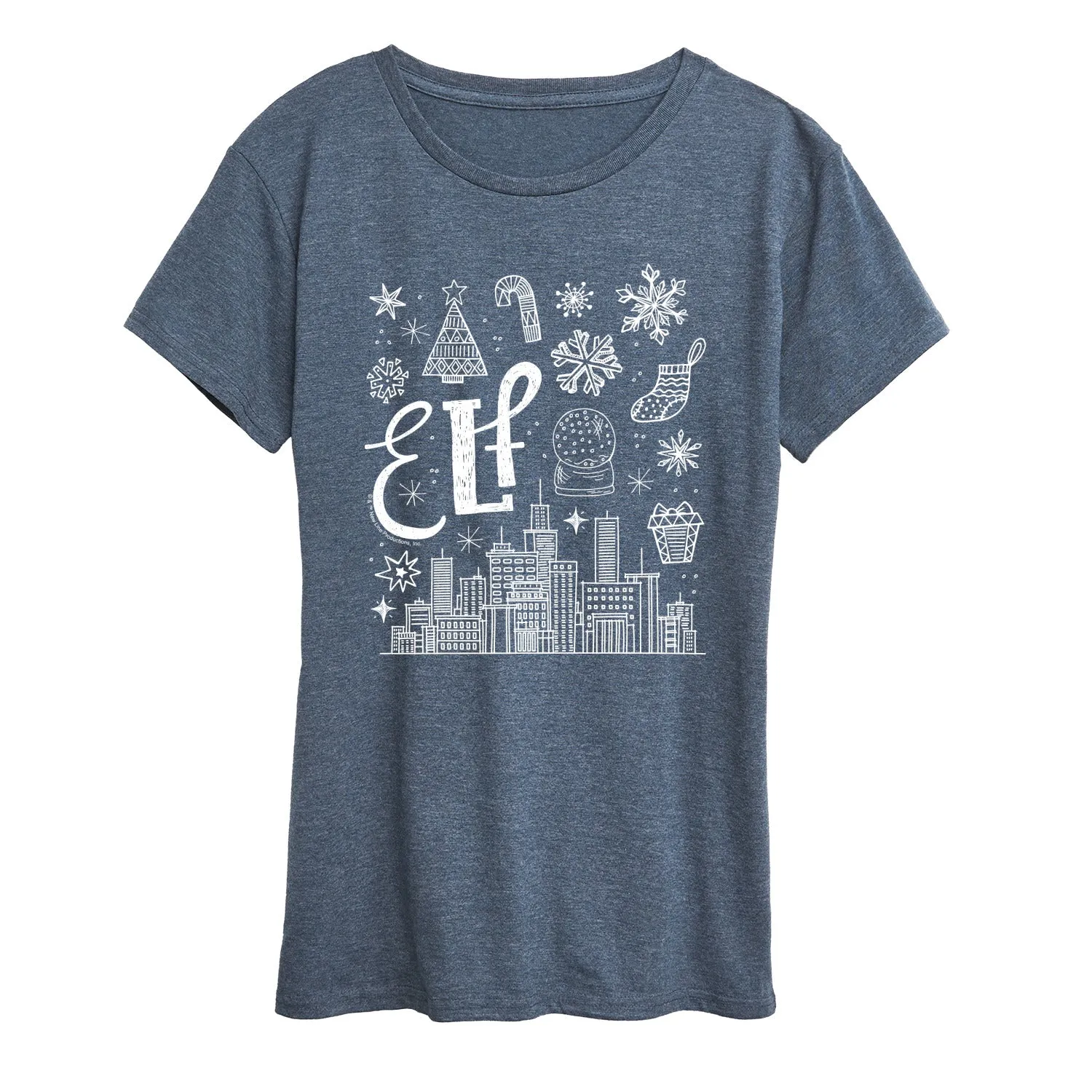 Elf - Doodle Logo - Women's Short Sleeve Graphic T-Shirt sold by Zulily product image thumbnail 2