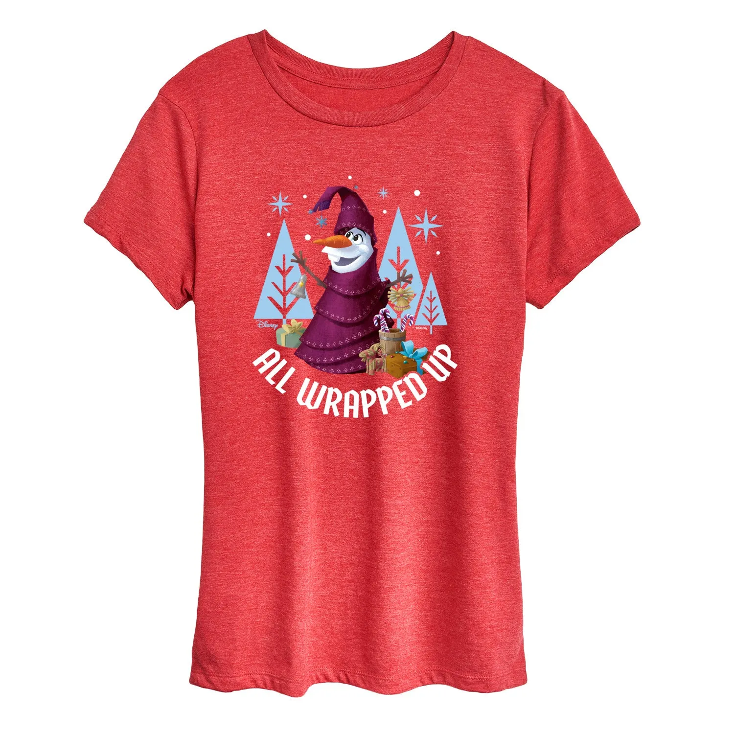 Frozen 2 - All Wrapped Up - Women's Short Sleeve Graphic T-Shirt sold by Zulily product image thumbnail 5