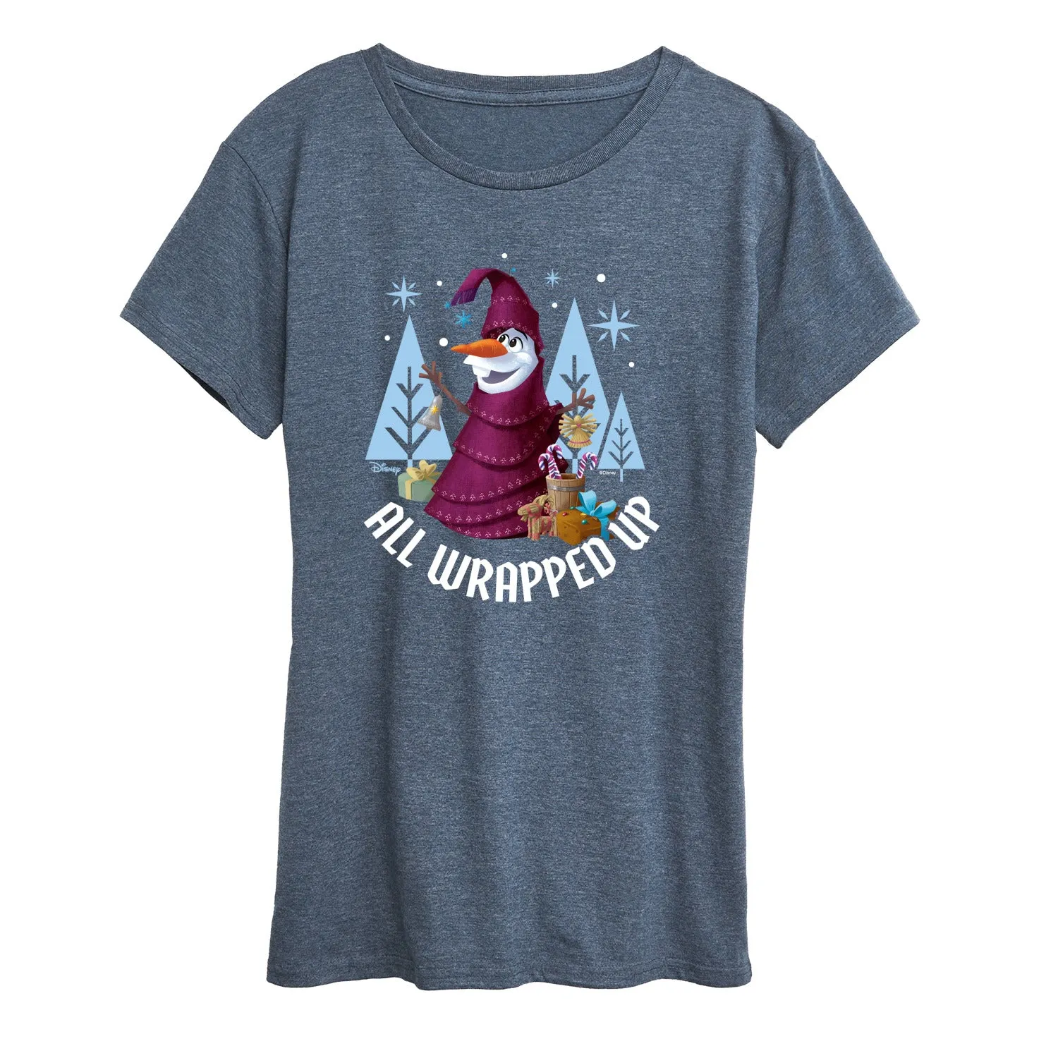 Frozen 2 - All Wrapped Up - Women's Short Sleeve Graphic T-Shirt sold by Zulily product image thumbnail 3