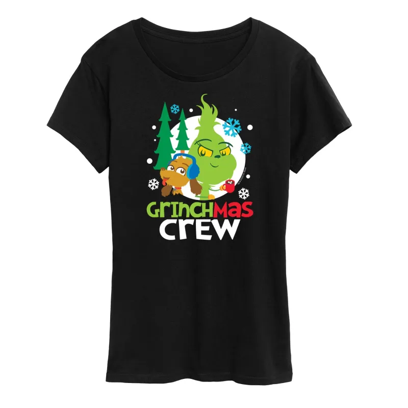 Dr. Seuss The Grinch - Little Grinch - Grinchmas Crew - Women's Short Sleeve Graphic T-Shirt sold by Zulily
