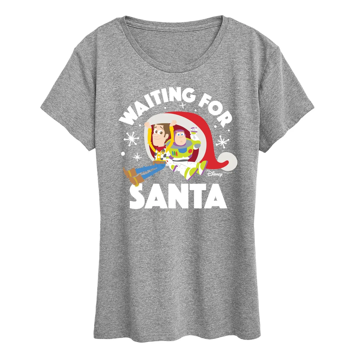 Toy Story - Waiting For Santa - Women's Short Sleeve Graphic T-Shirt sold by Zulily product image thumbnail 4