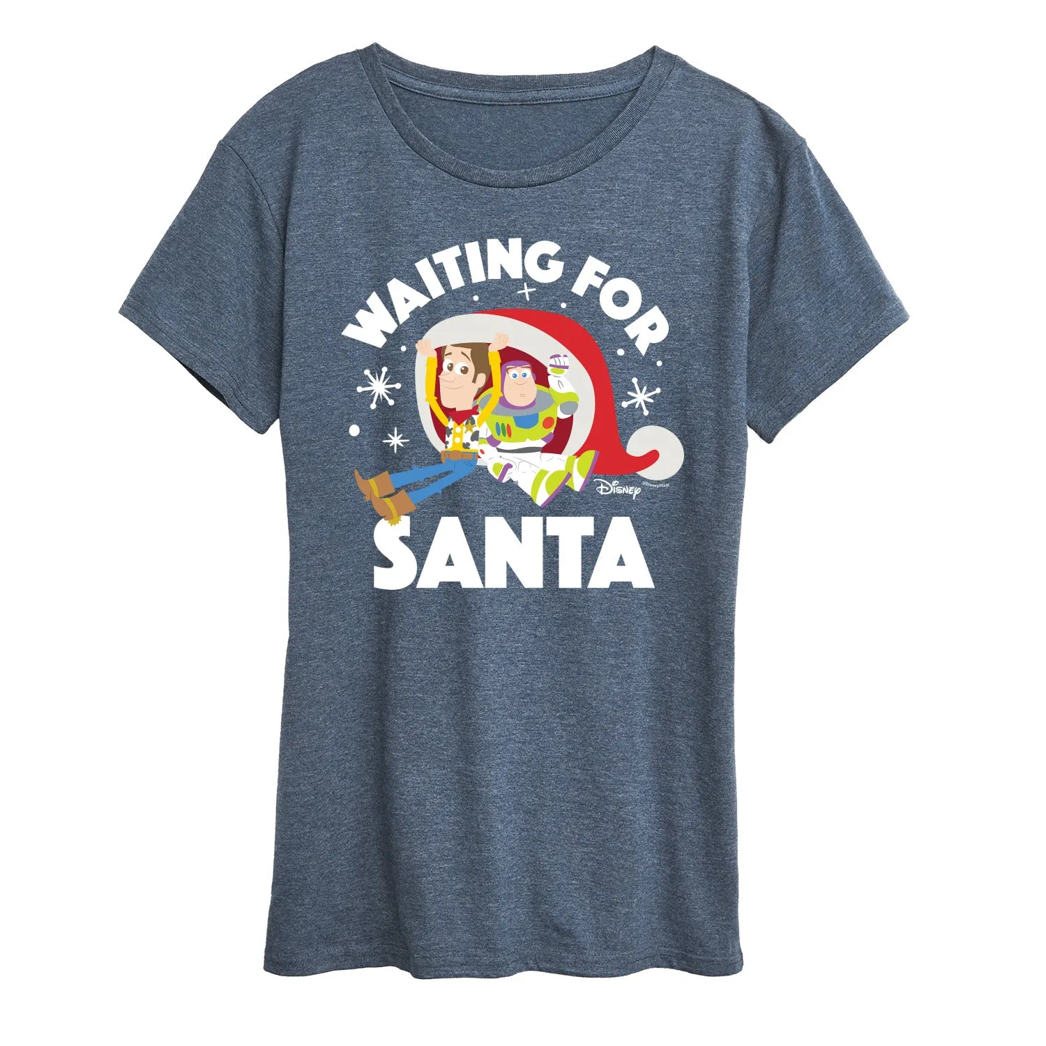 Toy Story - Waiting For Santa - Women's Short Sleeve Graphic T-Shirt sold by Zulily product image thumbnail 2