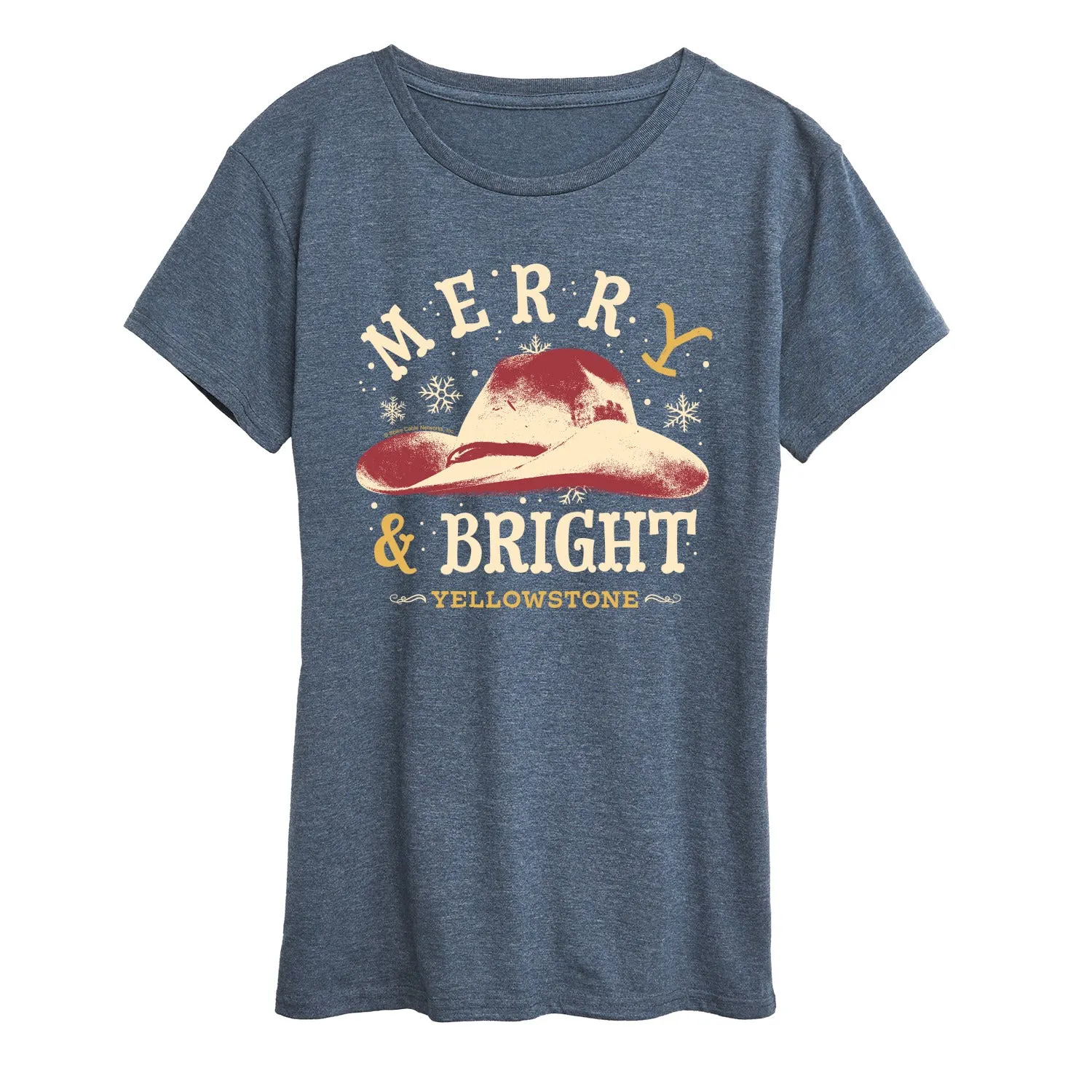 Yellowstone - Merry And Bright - Women's Short Sleeve Graphic T-Shirt sold by Zulily product image thumbnail 2