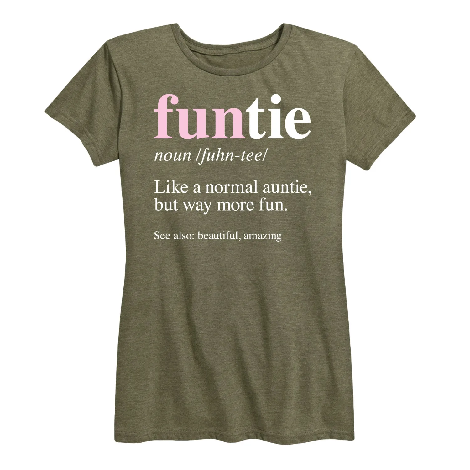 Instant Message - Funtie - Women's Short Sleeve Graphic T-Shirt sold by Zulily