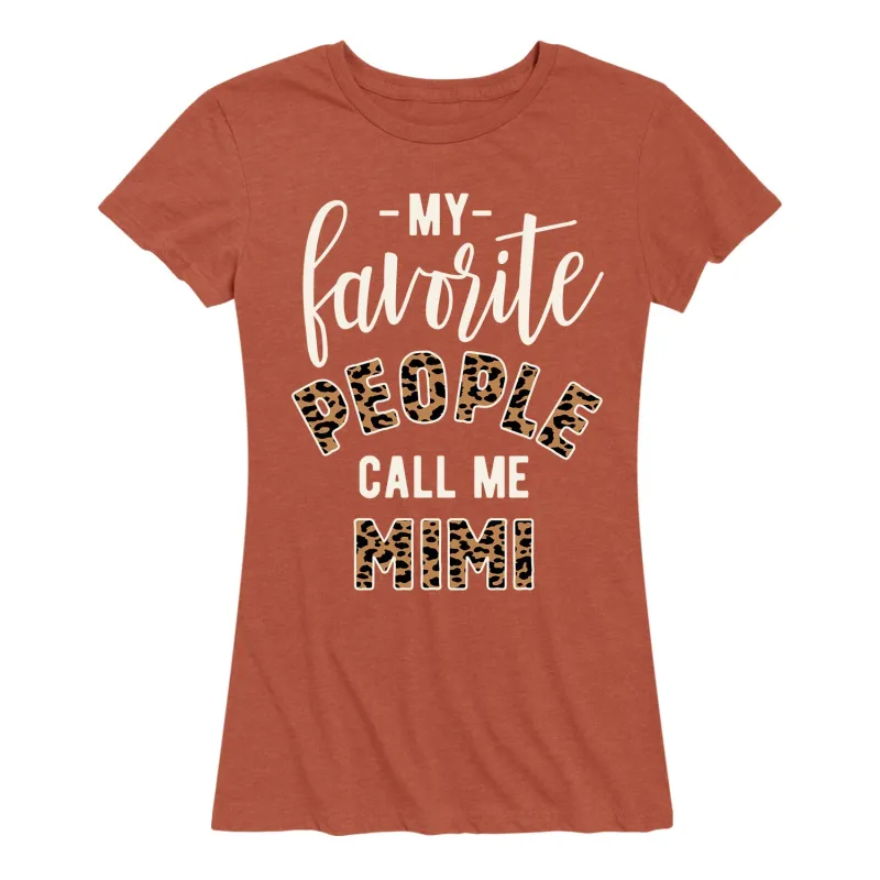 Instant Message - Favorite People Mimi - Women's and Women's Plus SIze Short Sleeve T-Shirt sold by Zulily