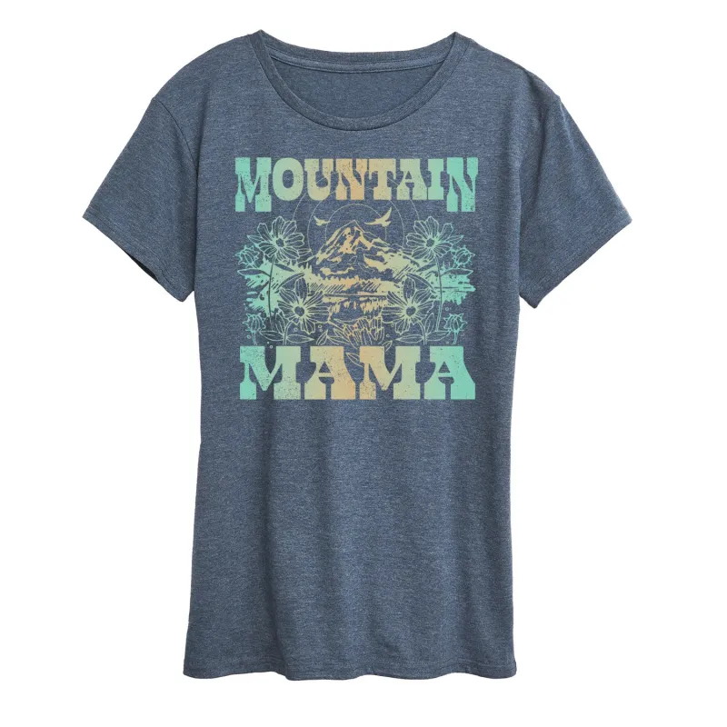Instant Message - Mountain Mama - Women's Short Sleeve Graphic T-Shirt sold by Zulily