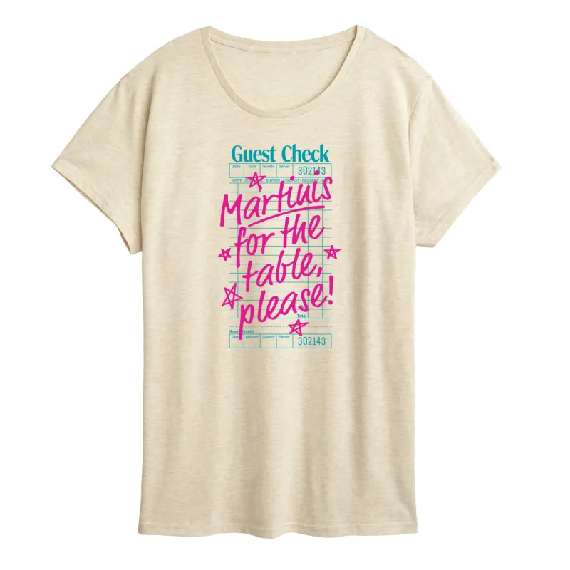 Instant Message - Martini Check - Women's SHORT SLEEVE Graphic T-shirt sold by Zulily