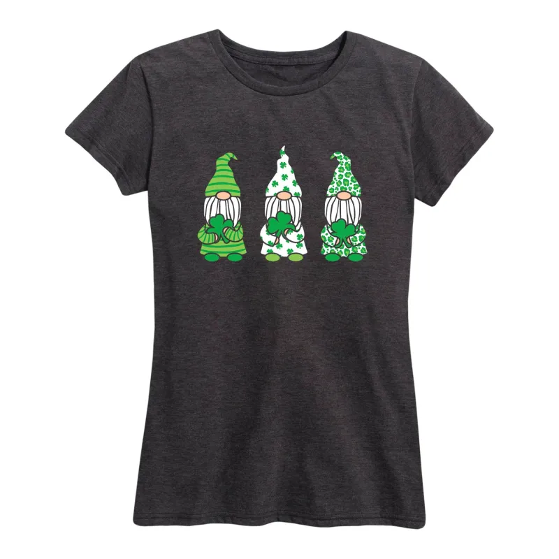 Instant Message - St. Patricks Gnomes - Women's Short Sleeve Graphic T-Shirt sold by Zulily