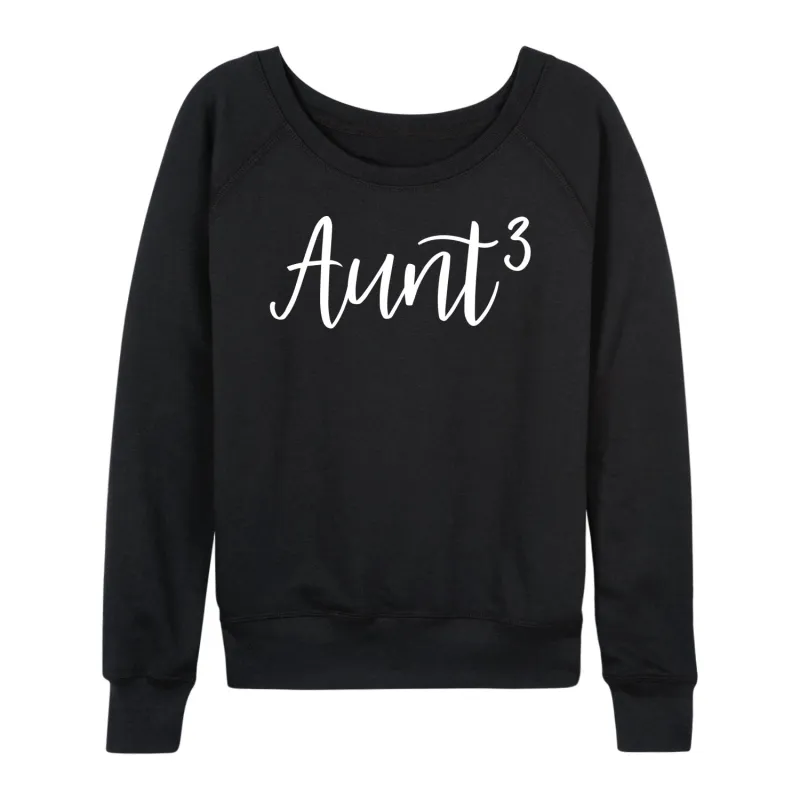 Instant Message - Aunt Cubed - Women's Lightweight French Terry Long Sleeve Shirt sold by Zulily