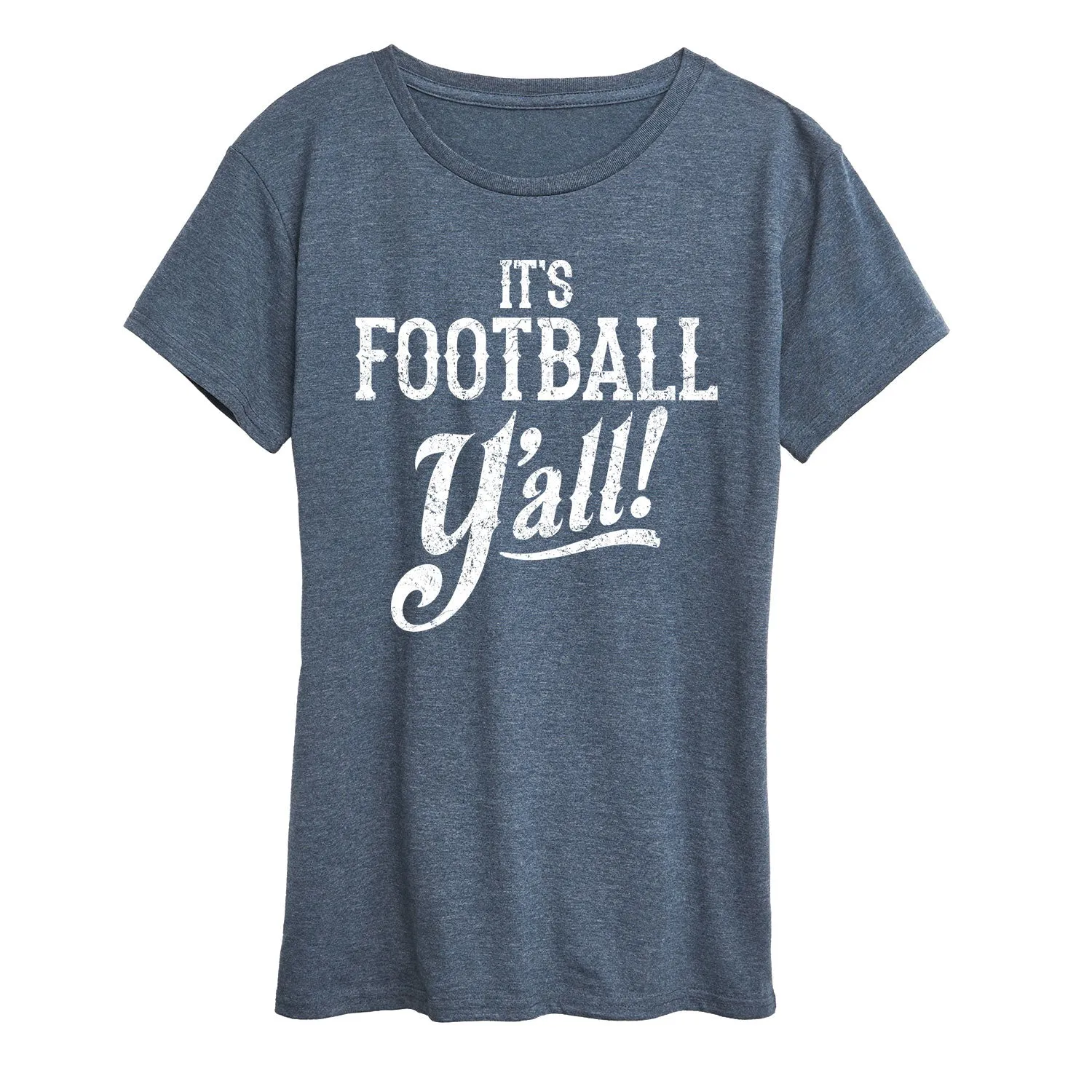 Instant Message - It's Football Y'all - Women's Short Sleeve Graphic T-Shirt sold by Zulily product image thumbnail 2