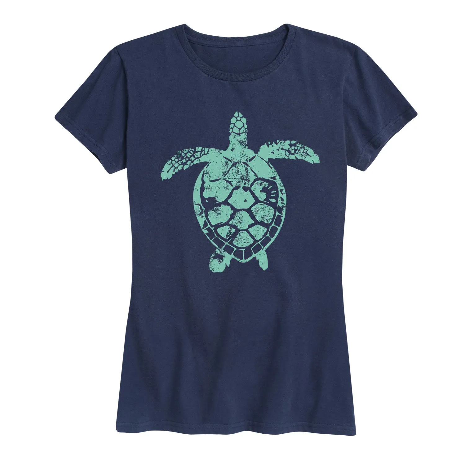 Instant Message - Sea Turtle - Women's Short Sleeve Graphic T-Shirt sold by Zulily product image thumbnail 2