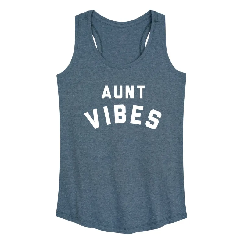 Instant Message - Aunt Vibes - Women's Racerback Tank Top sold by Zulily