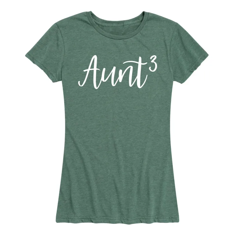 Instant Message - Aunt Cubed - Women's Short Sleeve Graphic T-Shirt sold by Zulily