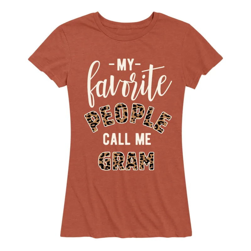 Instant Message - Favorite People Gram - Women's and Women's Plus SIze Short Sleeve T-Shirt sold by Zulily
