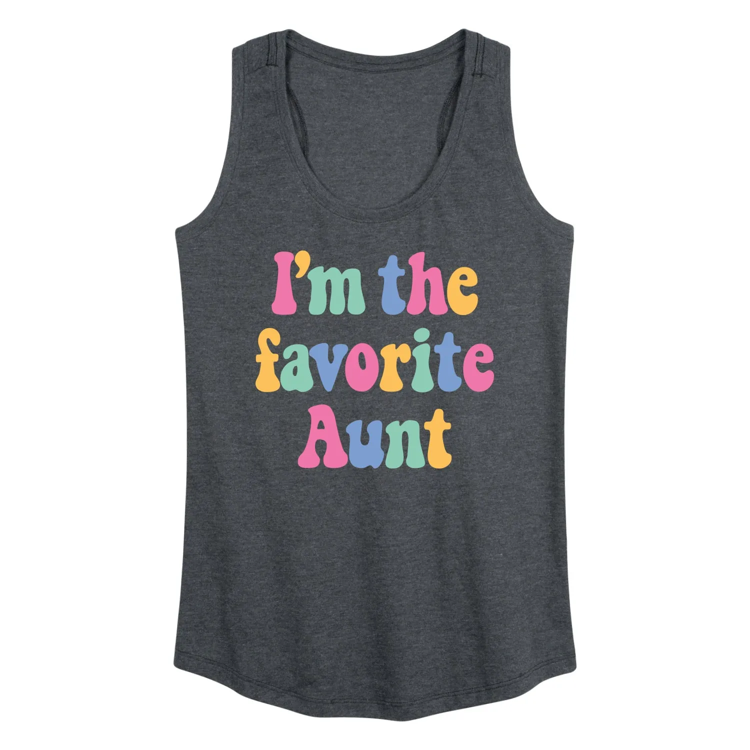 Instant Message - Im The Favorite Aunt - Women's Racerback Tank Top sold by Zulily