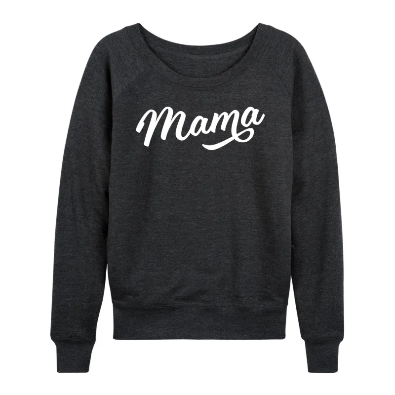 Instant Message - Script Mama - Women's Lightweight French Terry Long Sleeve Shirt sold by Zulily