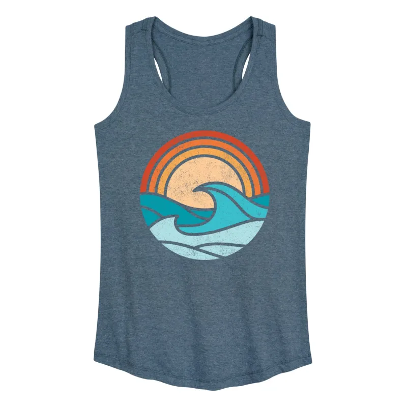 Instant Message - Wave Scene - Women's Racerback Tank Top sold by Zulily