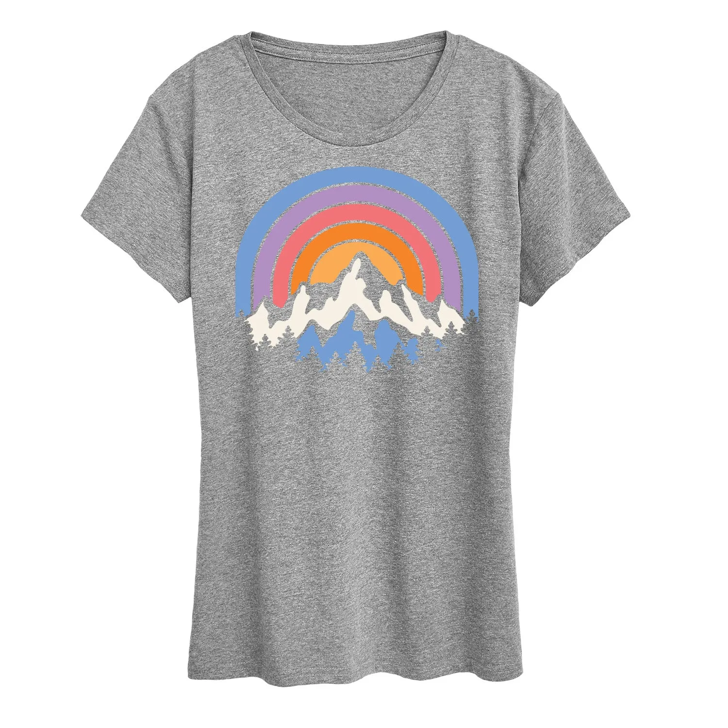 Instant Message - Sunset Mountains - Women's Short Sleeve Graphic T-Shirt sold by Zulily product image thumbnail 5