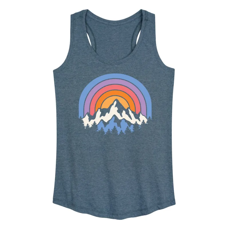 Instant Message - Sunset Mountains - Women's Racerback Tank Top sold by Zulily