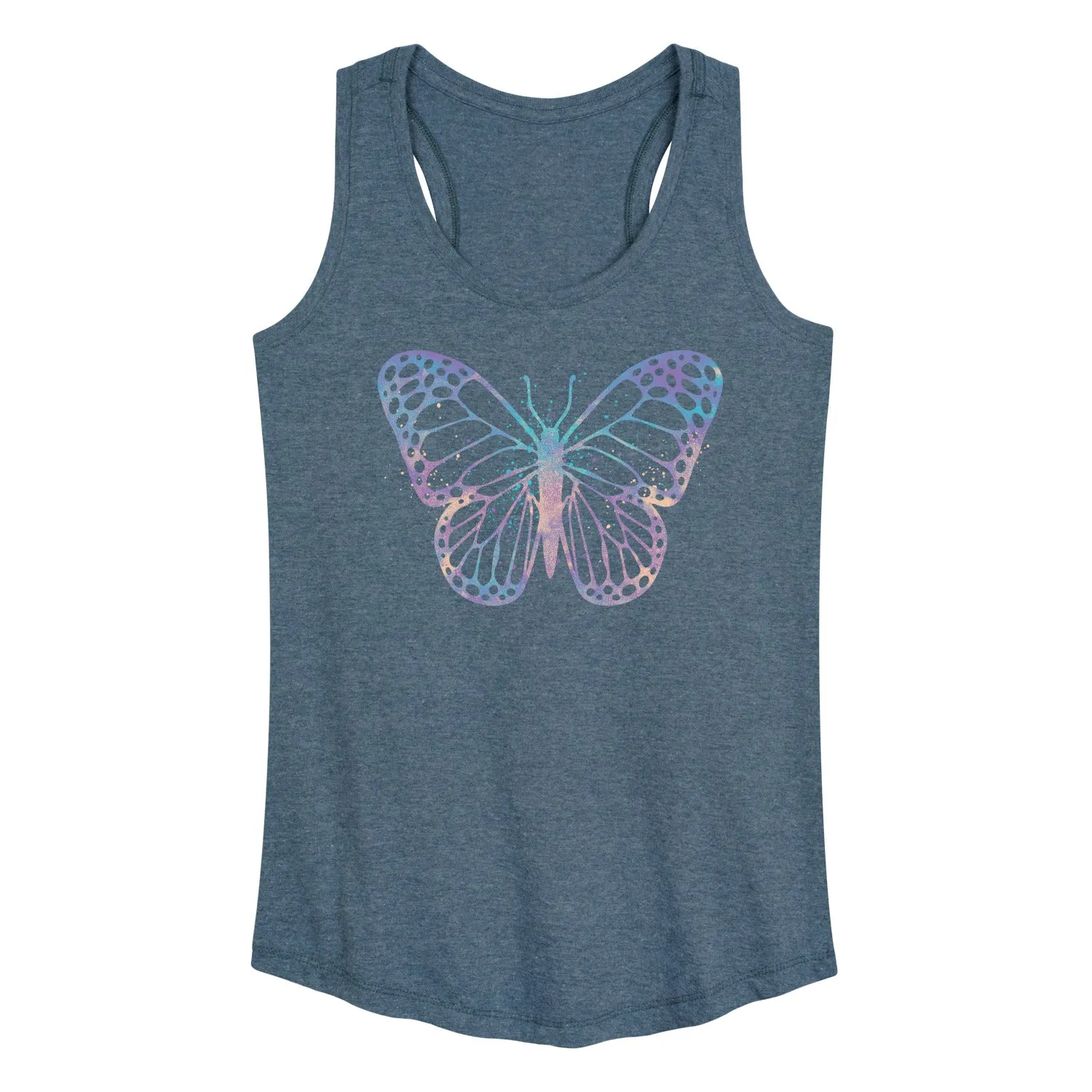 Instant Message - Watercolor Butterfly - Women's Racerback Tank Top sold by Zulily