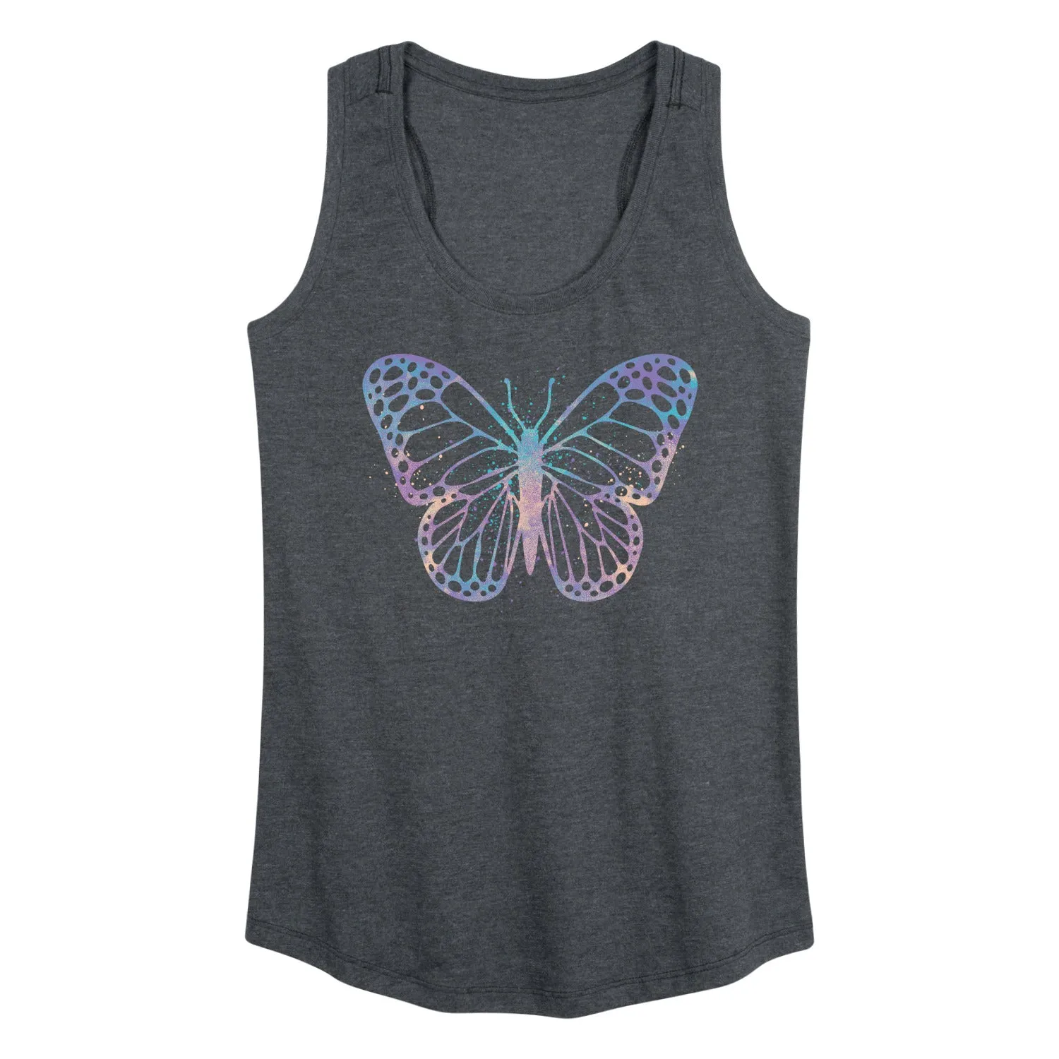 Instant Message - Watercolor Butterfly - Women's Racerback Tank Top sold by Zulily product image thumbnail 2
