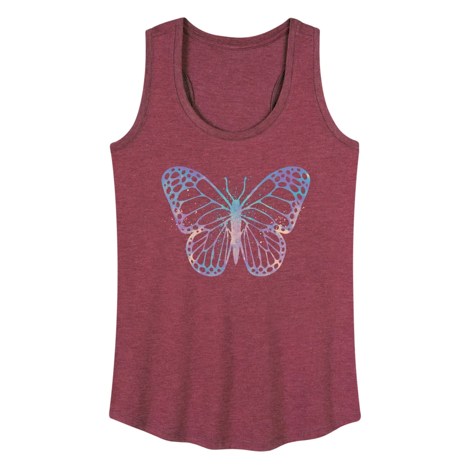 Instant Message - Watercolor Butterfly - Women's Racerback Tank Top sold by Zulily product image thumbnail 3