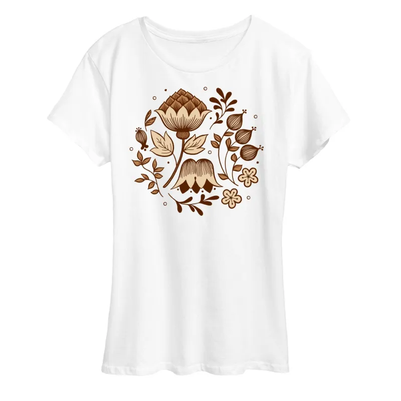 Instant Message - Spring - Flowers in Bloom - Women's Short Sleeve Graphic T-Shirt sold by Zulily