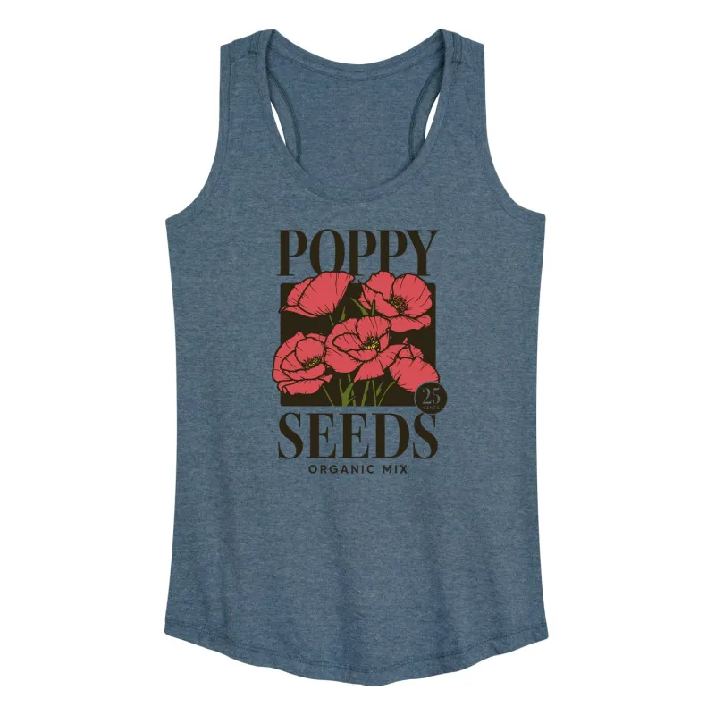 Instant Message - Poppy Seeds Organic - Women's Racerback Tank Top sold by Zulily