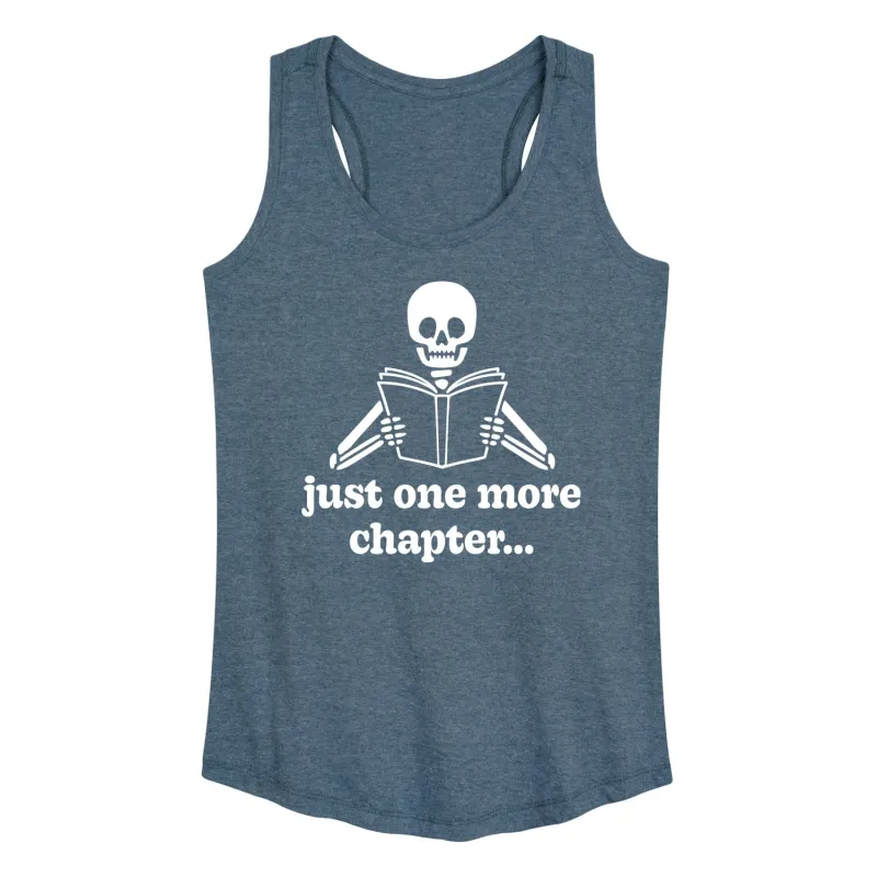 Instant Message - One More Chapter Skeleton - Women's Racerback Tank Top sold by Zulily