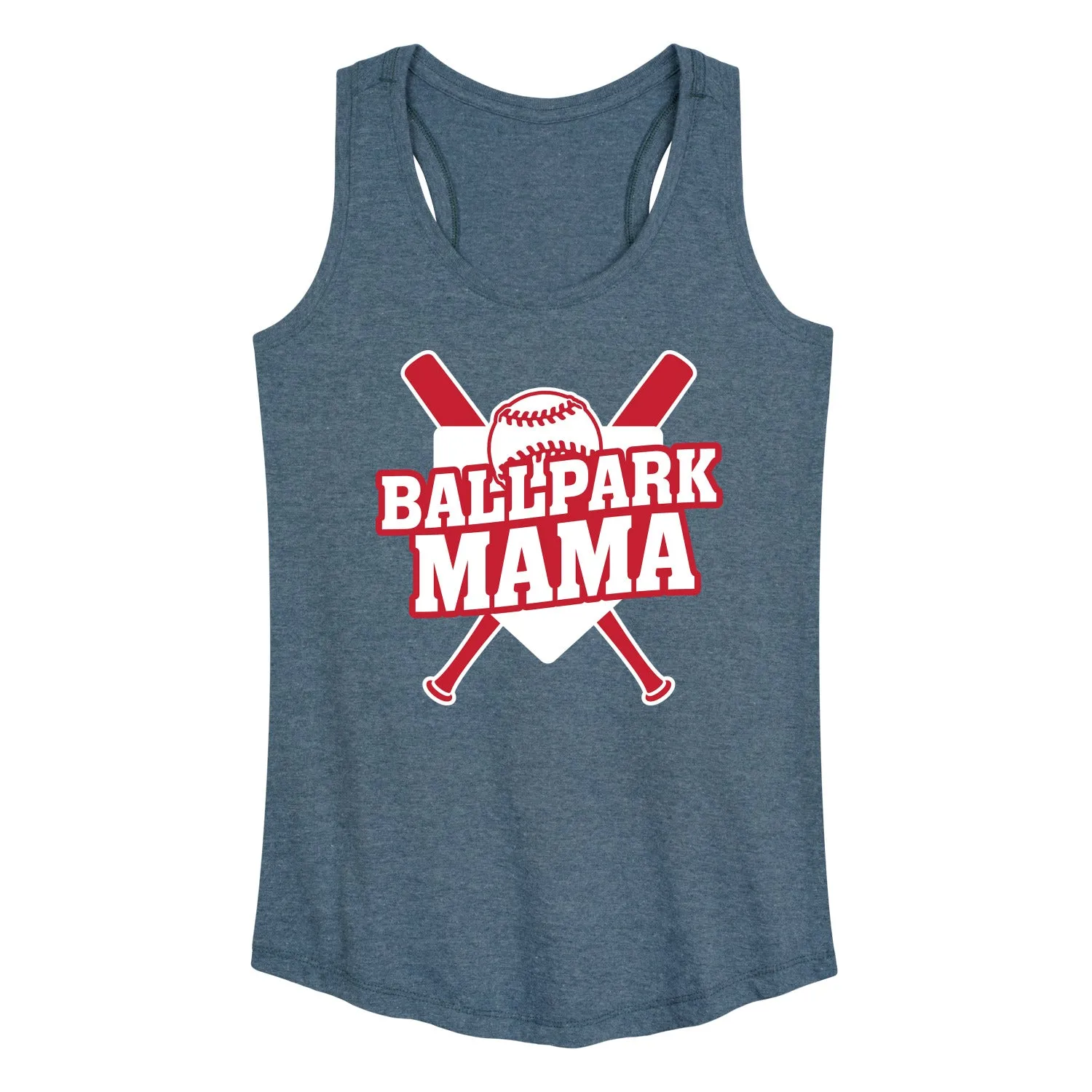 Instant Message - Ballpark Mama - Women's Racerback Tank Top sold by Zulily product image thumbnail 2