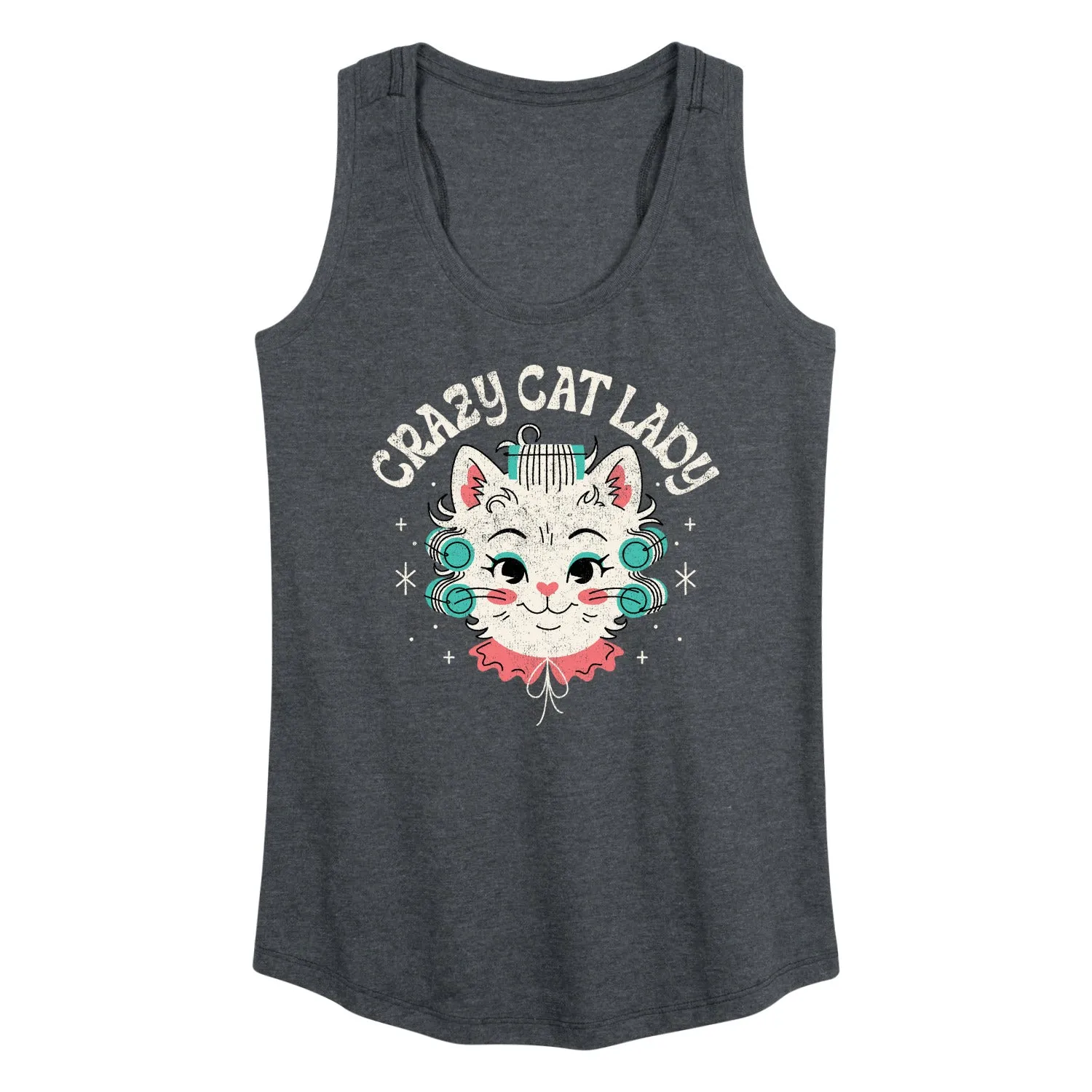 Instant Message - Crazy Cat Lady - Women's Racerback Tank Top sold by Zulily product image thumbnail 2