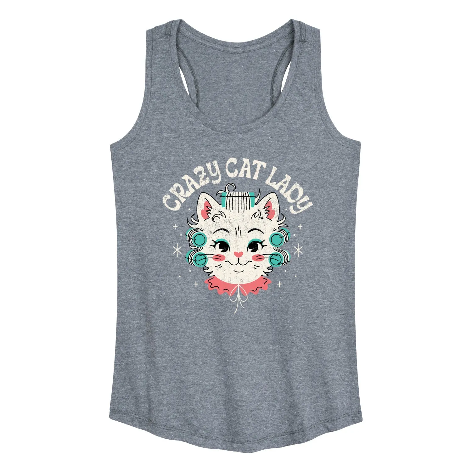 Instant Message - Crazy Cat Lady - Women's Racerback Tank Top sold by Zulily product image thumbnail 3