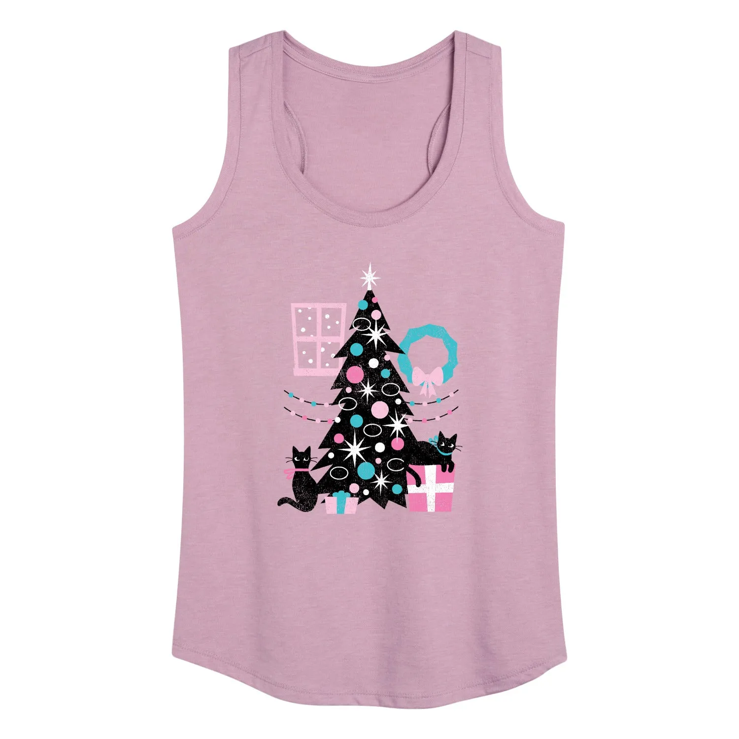 Instant Message - Christmas - Cats, Tree, & Décor - Women's Racerback Tank Top sold by Zulily product image thumbnail 4