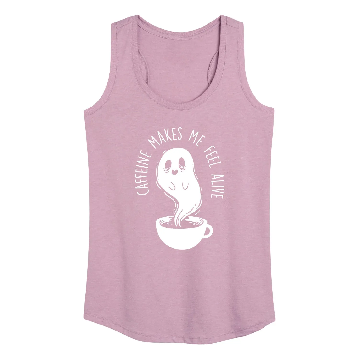 Instant Message - Caffeine Makes Me Feel Alive - Women's Racerback Tank Top sold by Zulily product image thumbnail 4