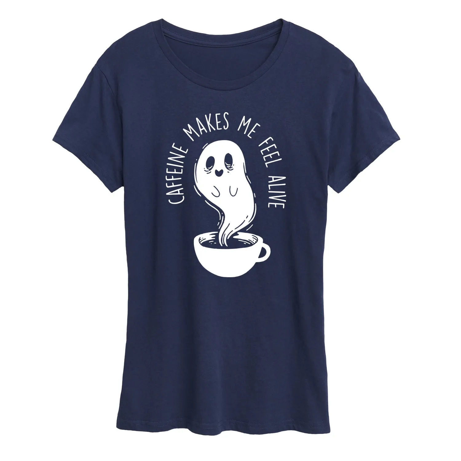 Instant Message - Caffeine Makes Me Feel Alive - Women's Short Sleeve Graphic T-Shirt sold by Zulily product image thumbnail 5