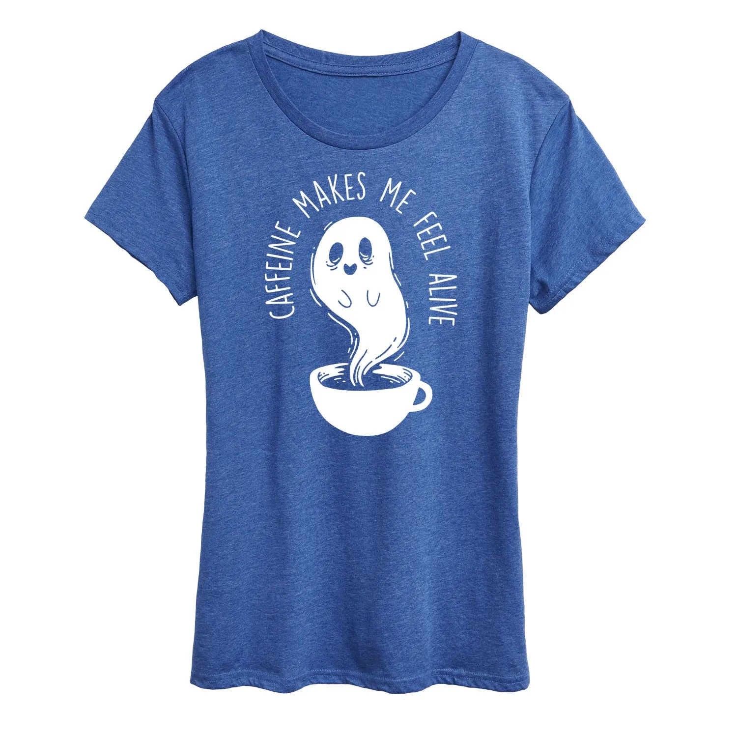 Instant Message - Caffeine Makes Me Feel Alive - Women's Short Sleeve Graphic T-Shirt sold by Zulily product image thumbnail 4