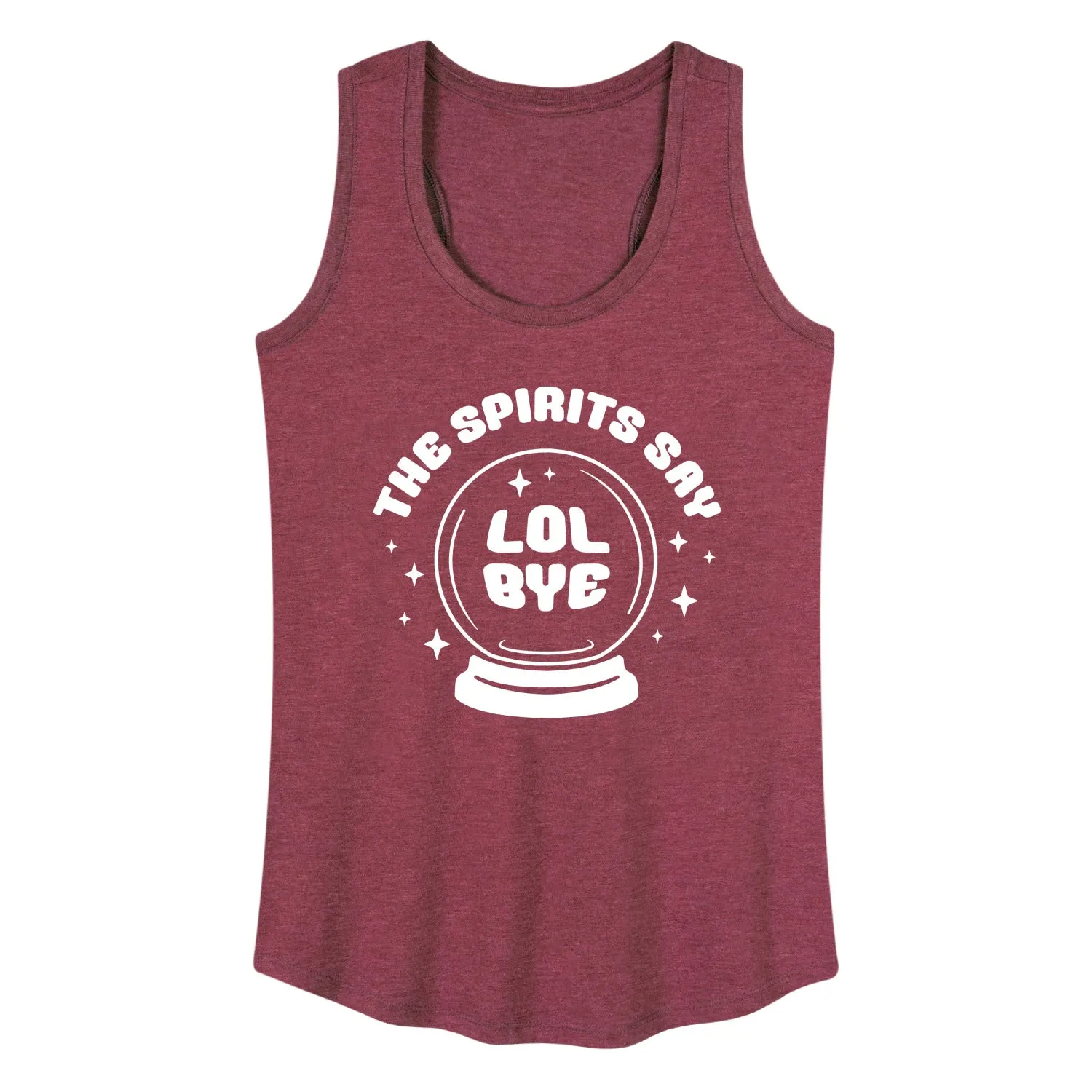Instant Message - Spirits Say Lol Bye - Women's Racerback Tank Top sold by Zulily product image thumbnail 4