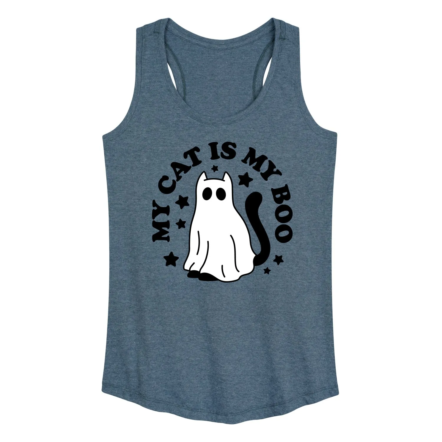 Instant Message - My Cat Is My Boo - Women's Racerback Tank Top sold by Zulily