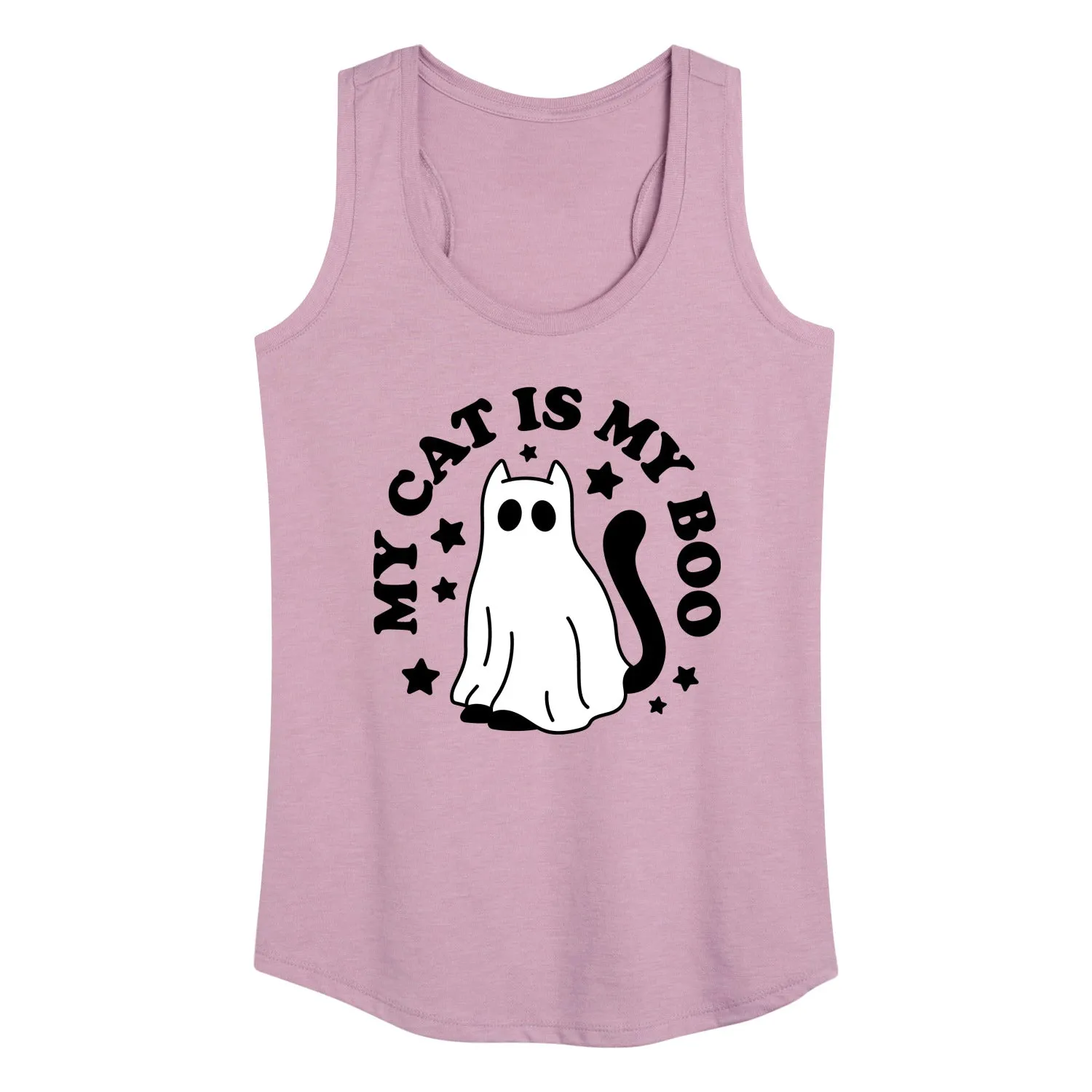 Instant Message - My Cat Is My Boo - Women's Racerback Tank Top sold by Zulily product image thumbnail 3