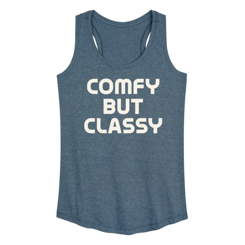Instant Message - Comfy But Classy - Women's Racerback Tank Top sold by Zulily
