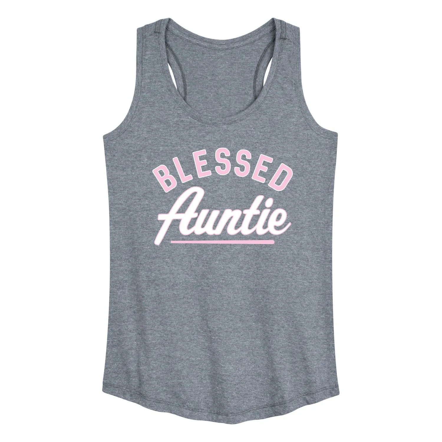 Instant Message - Best Auntie - Women's Racerback Tank Top sold by Zulily product image thumbnail 4