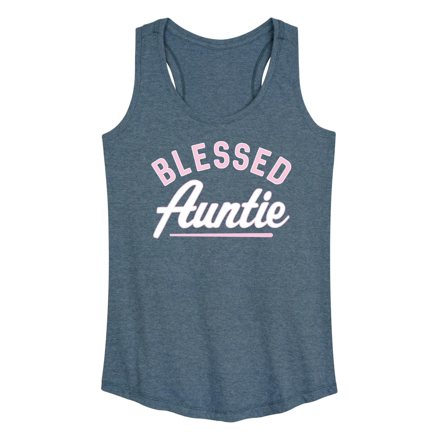 Instant Message - Best Auntie - Women's Racerback Tank Top sold by Zulily product image thumbnail 2
