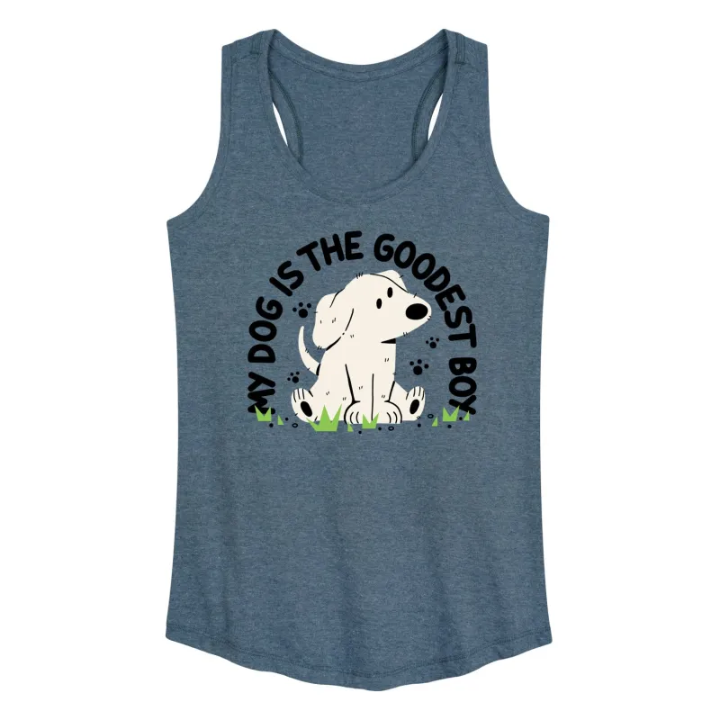 Instant Message - Goodest Boy - Women's Racerback Tank Top sold by Zulily