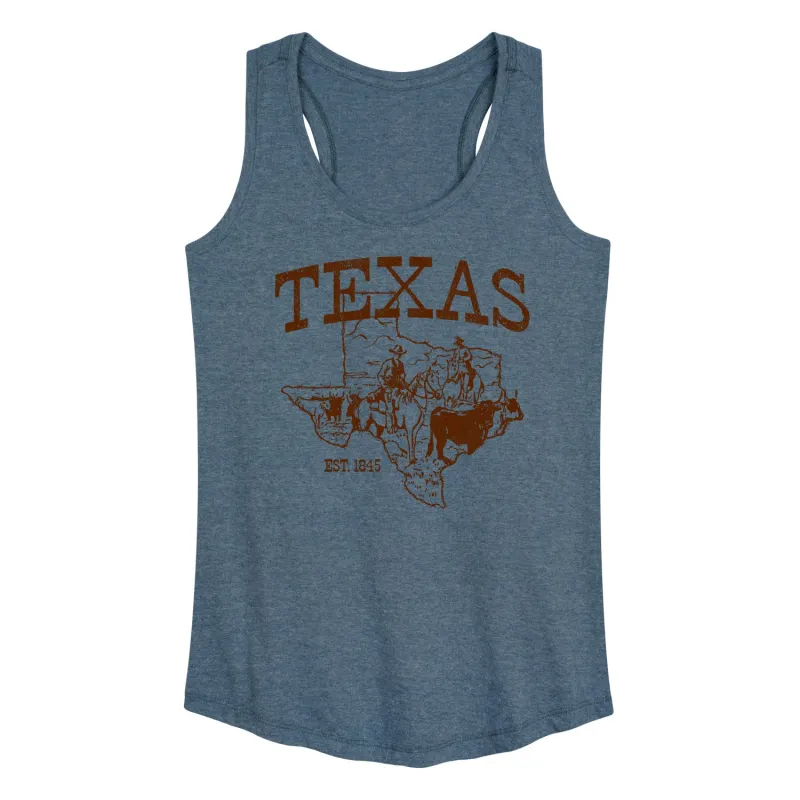 Instant Message - Texas - Women's Racerback Tank Top sold by Zulily