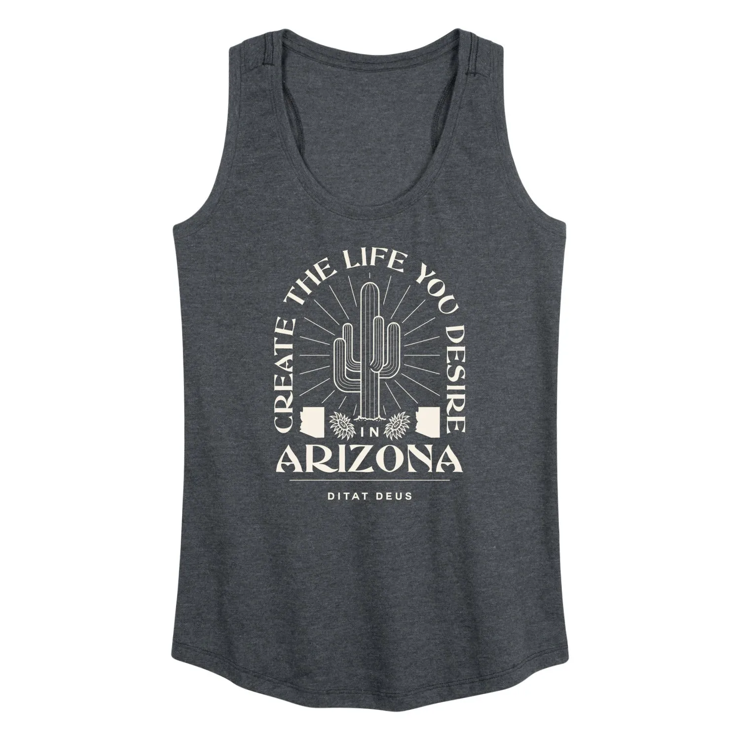Instant Message - Create Life Arizona - Women's Racerback Tank Top sold by Zulily product image thumbnail 2
