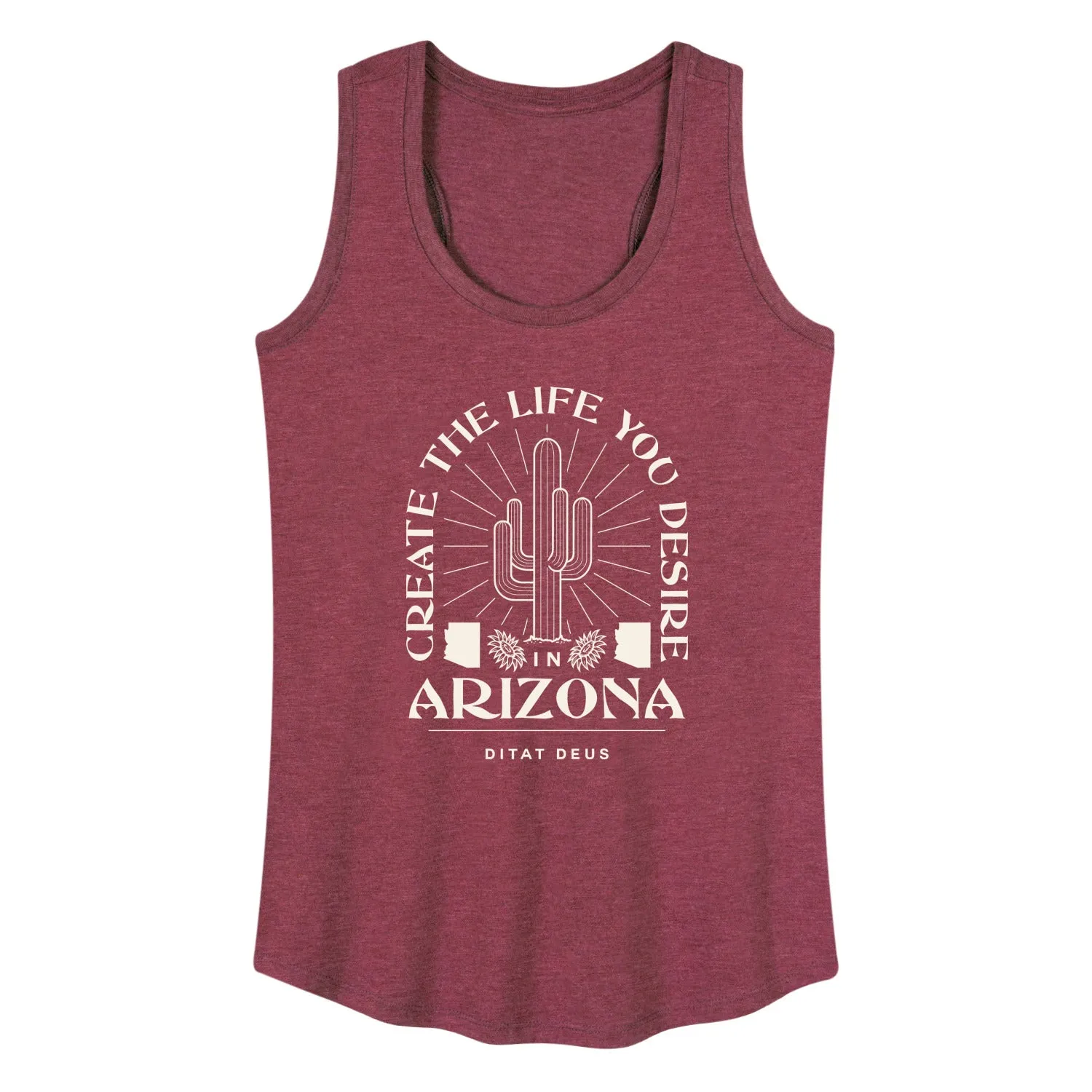 Instant Message - Create Life Arizona - Women's Racerback Tank Top sold by Zulily product image thumbnail 3