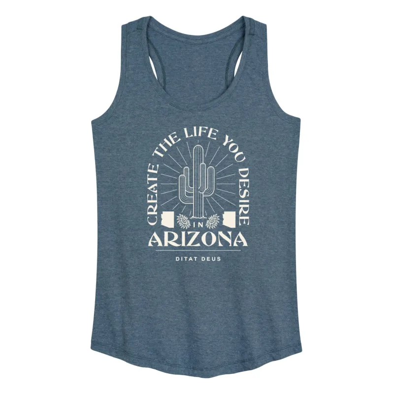 Instant Message - Create Life Arizona - Women's Racerback Tank Top sold by Zulily