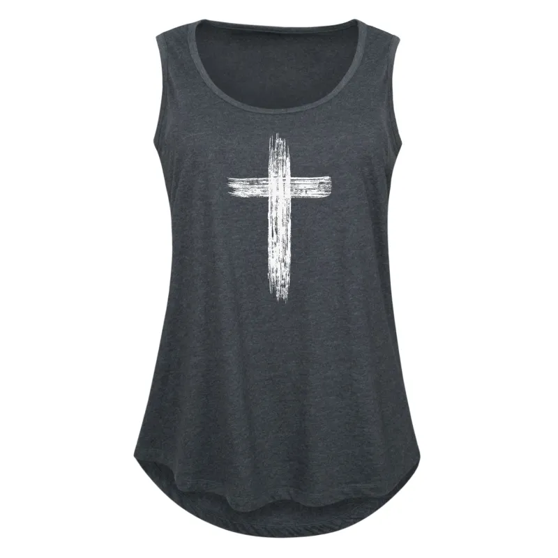 Instant Message - Brush Cross - Women's Racerback Tank Top sold by Zulily