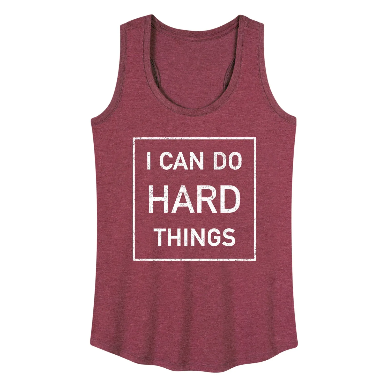 Instant Message - I Can Do Hard Things - Women's Racerback Tank Top sold by Zulily product image thumbnail 4