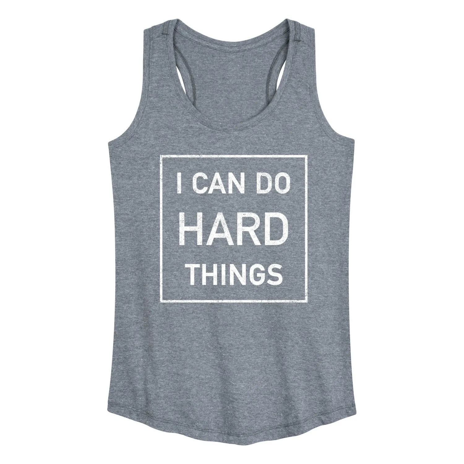 Instant Message - I Can Do Hard Things - Women's Racerback Tank Top sold by Zulily product image thumbnail 2